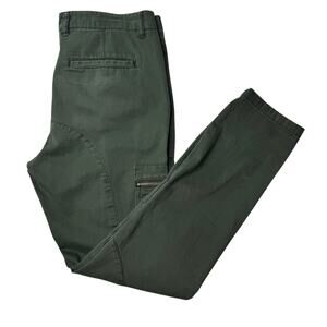 Forever 21 Men’s Olive Green Zipper Cargo Utility Pants Size 31